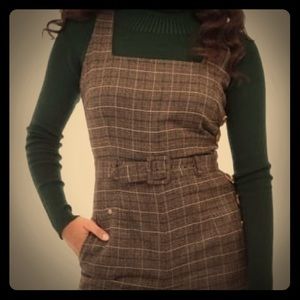 Collectif NWT Gertrude 40’s Overalls with belt!
